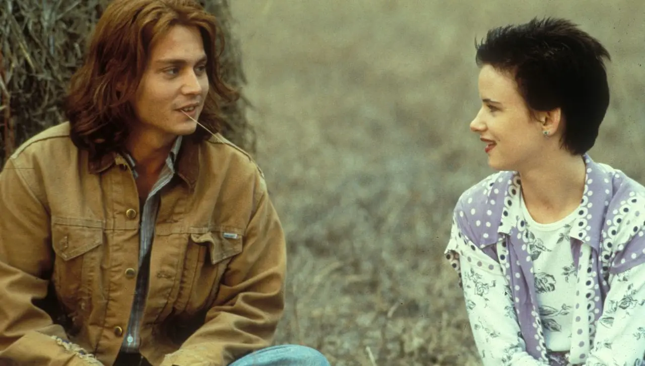 Johnny Depp e Juliette Lewis in Buon compleanno Mr Grape