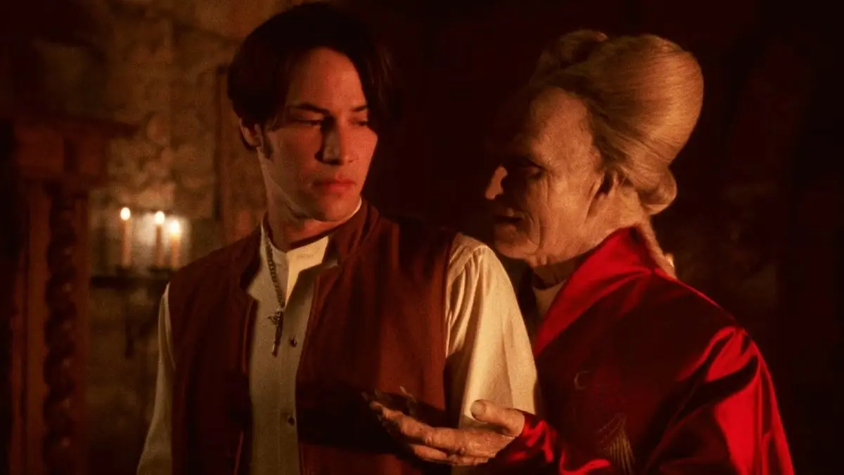 Keanu Reeves e Gary Oldman in Dracula di Bram Stoker (1992)