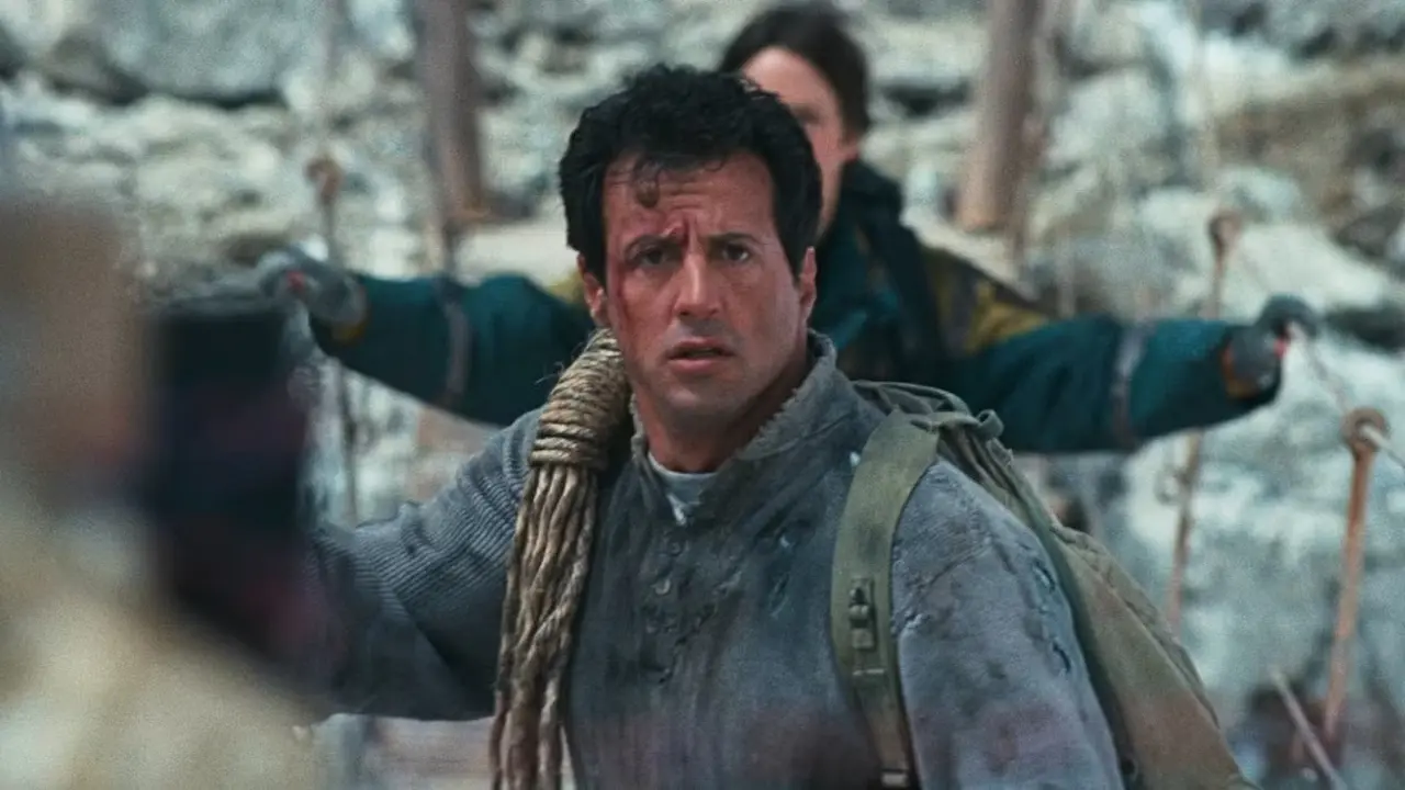 Sylvester Stallone in Cliffhanger - L'ultima sfida
