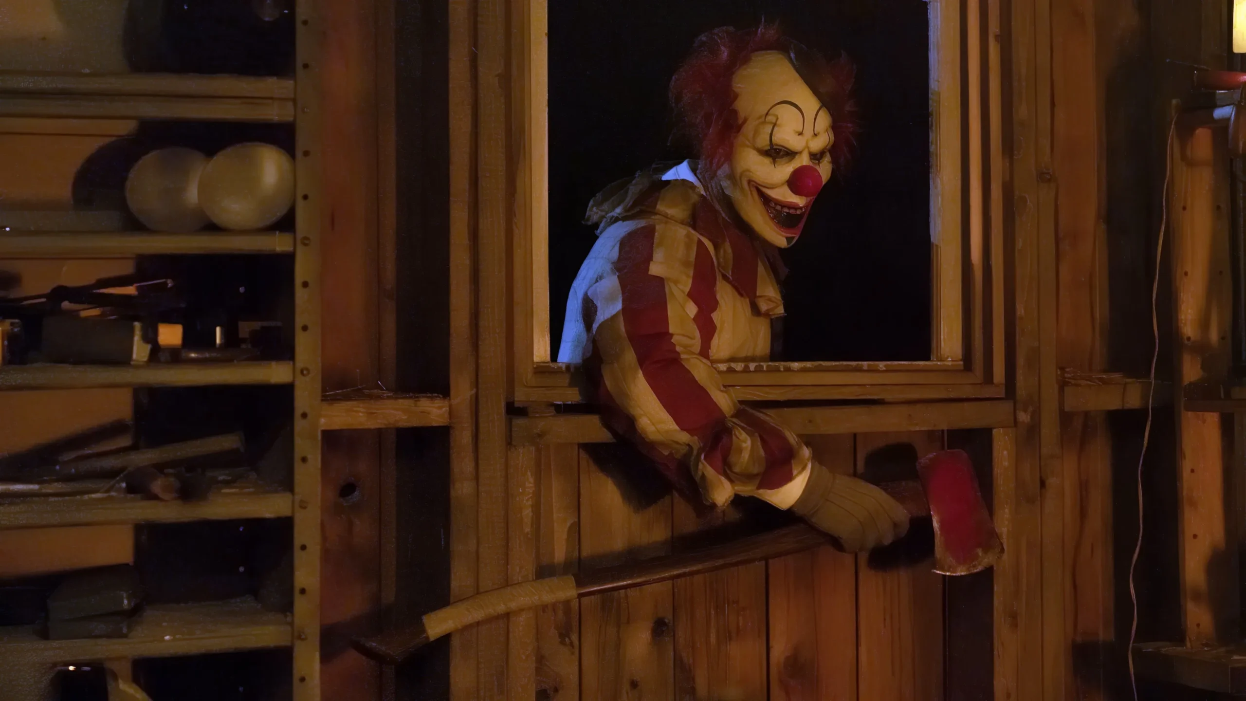 Una scena dallo slasher il Clown di Kettle Spring © SHUDDER