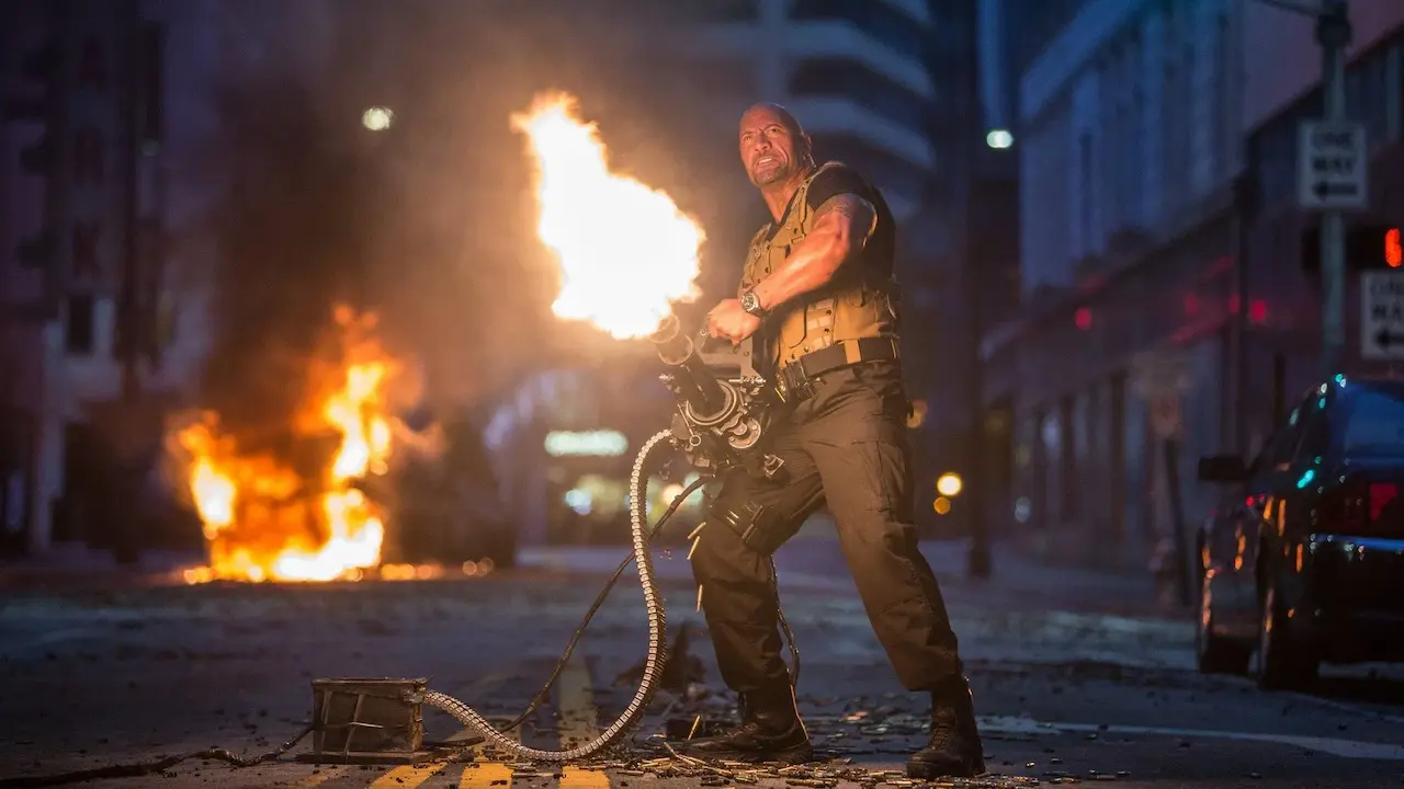 Dwayne Johnson in Fast & Furious 7