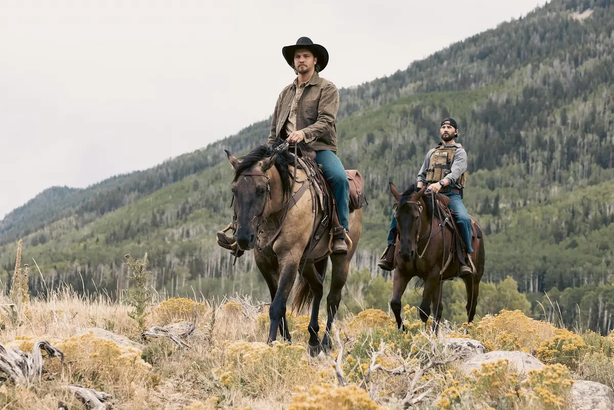 Logan Marshall-Green e Luke Grimes in Marshals- A Yellowstone Story (2026)