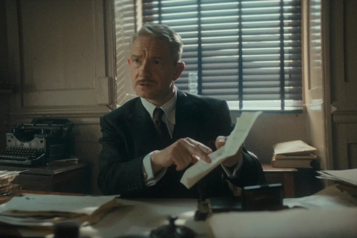 Martin Freeman in Agatha Christie's Seven Dials
