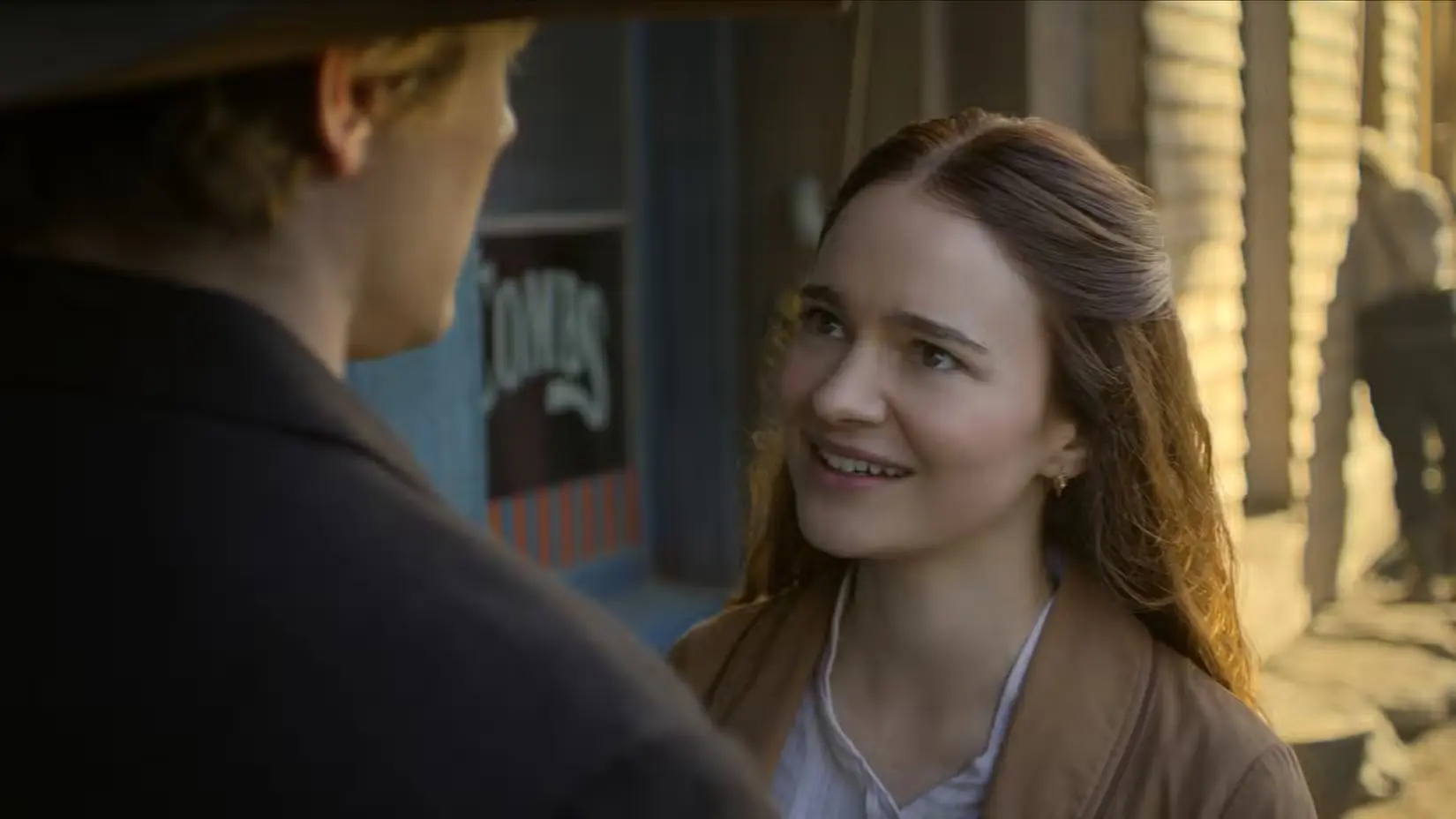 Aisling Franciosi nel ruolo di Trisha Van Ness