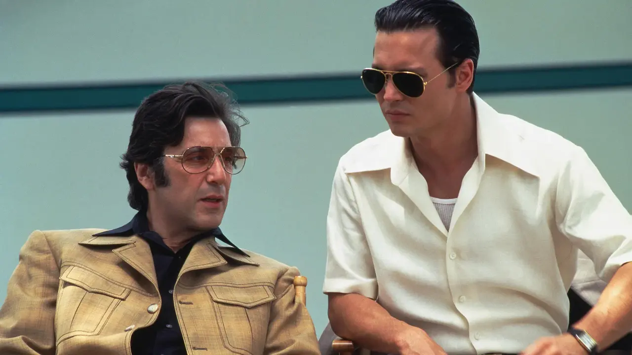 Al Pacino e Johnny Depp in Donnie Brasco