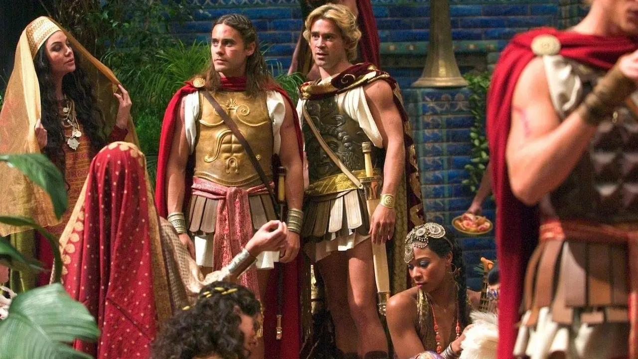 Jared Leto e Colin Farrell in Alexander
