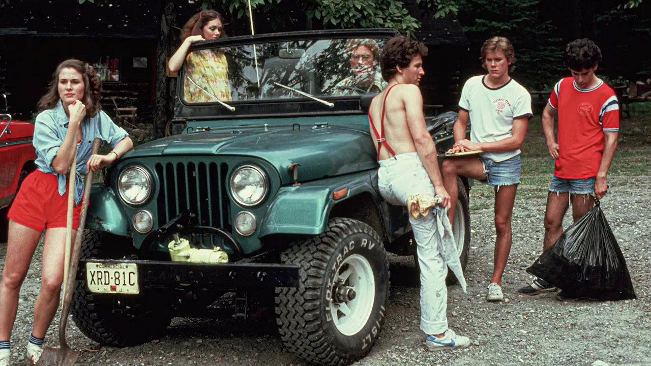 Kevin Bacon, Laurie Bartram, Harry Crosby, Adrienne King, Mark Nelson e Jeannine Taylor in Venerdì 13