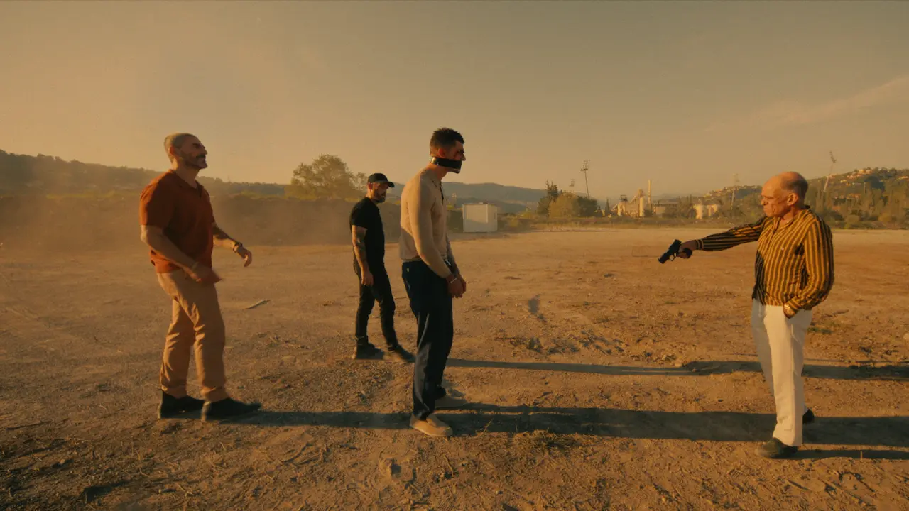 Nicolas Duvauchelle e Denis Lavant in Brule Le Sang