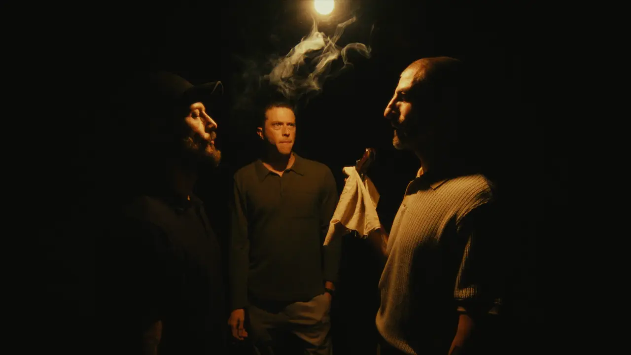 Nicolas Duvauchelle e Finnegan Oldfield in Brule Le Sang