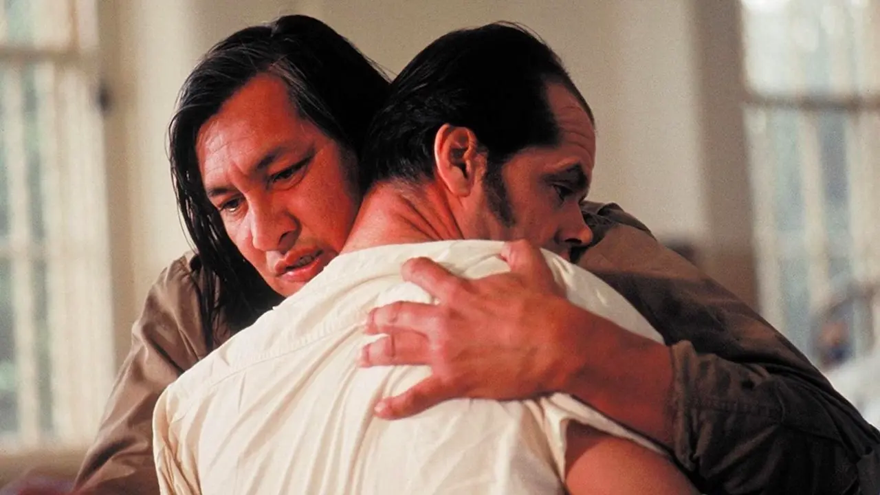 Will Sampson e Jack Nicholson in Qualcuno volò sul nido del cuculo