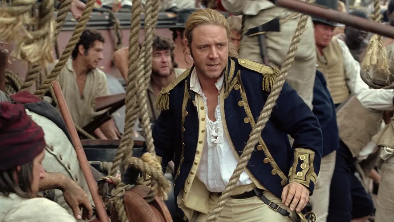 Russell Crowe in Master & commander - Sfida ai confini del mare