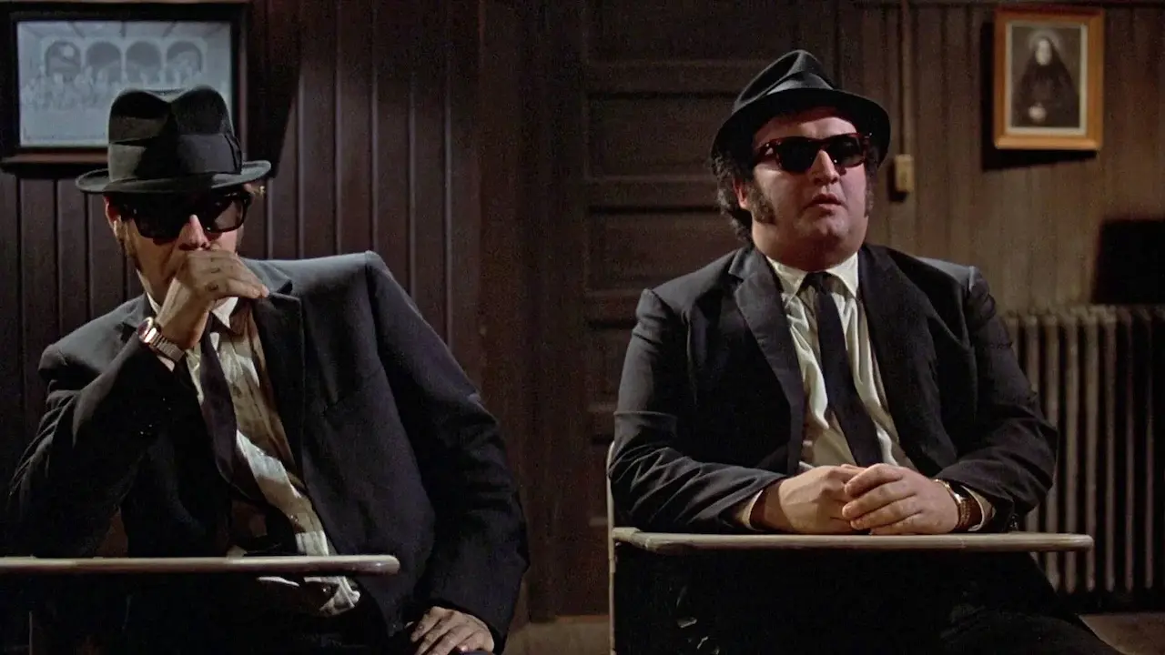 Dan Aykroyd e John Belushi in The Blues Brothers