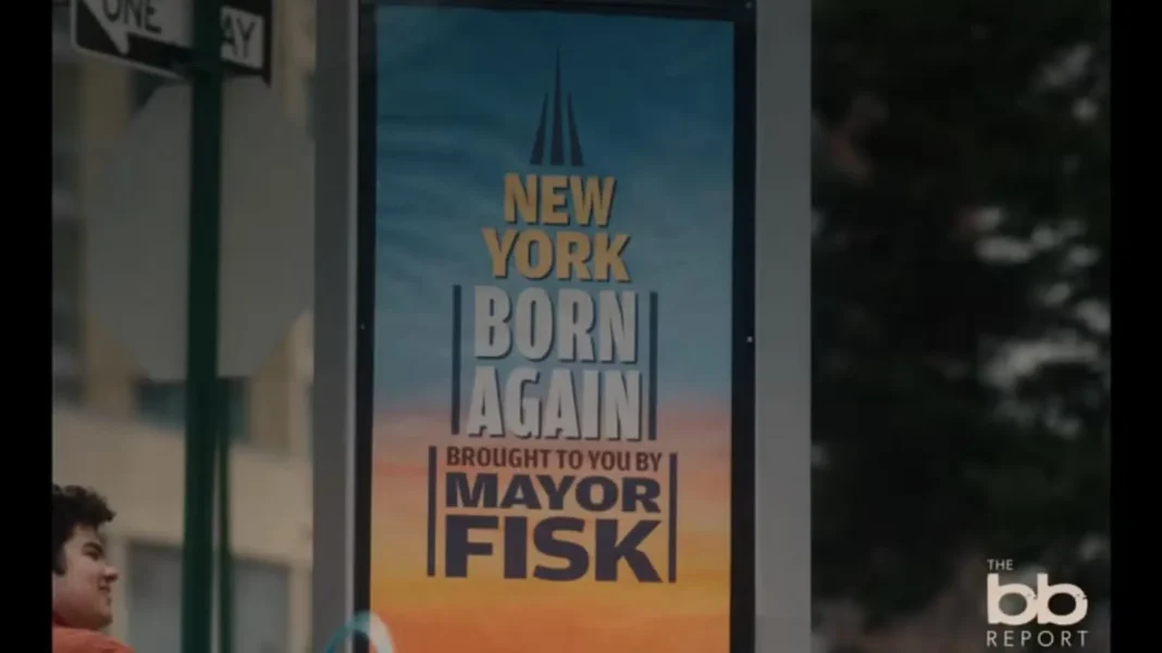 La New York del sindaco Fisk- i manifesti _Born Again_
