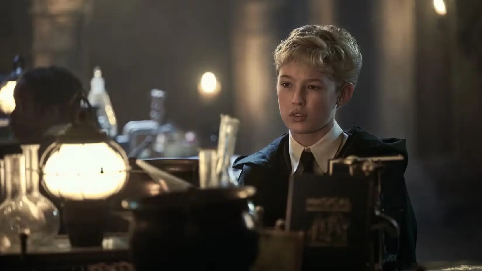 Lox Pratt come Draco Malfoy in Harry Potter (HBO)