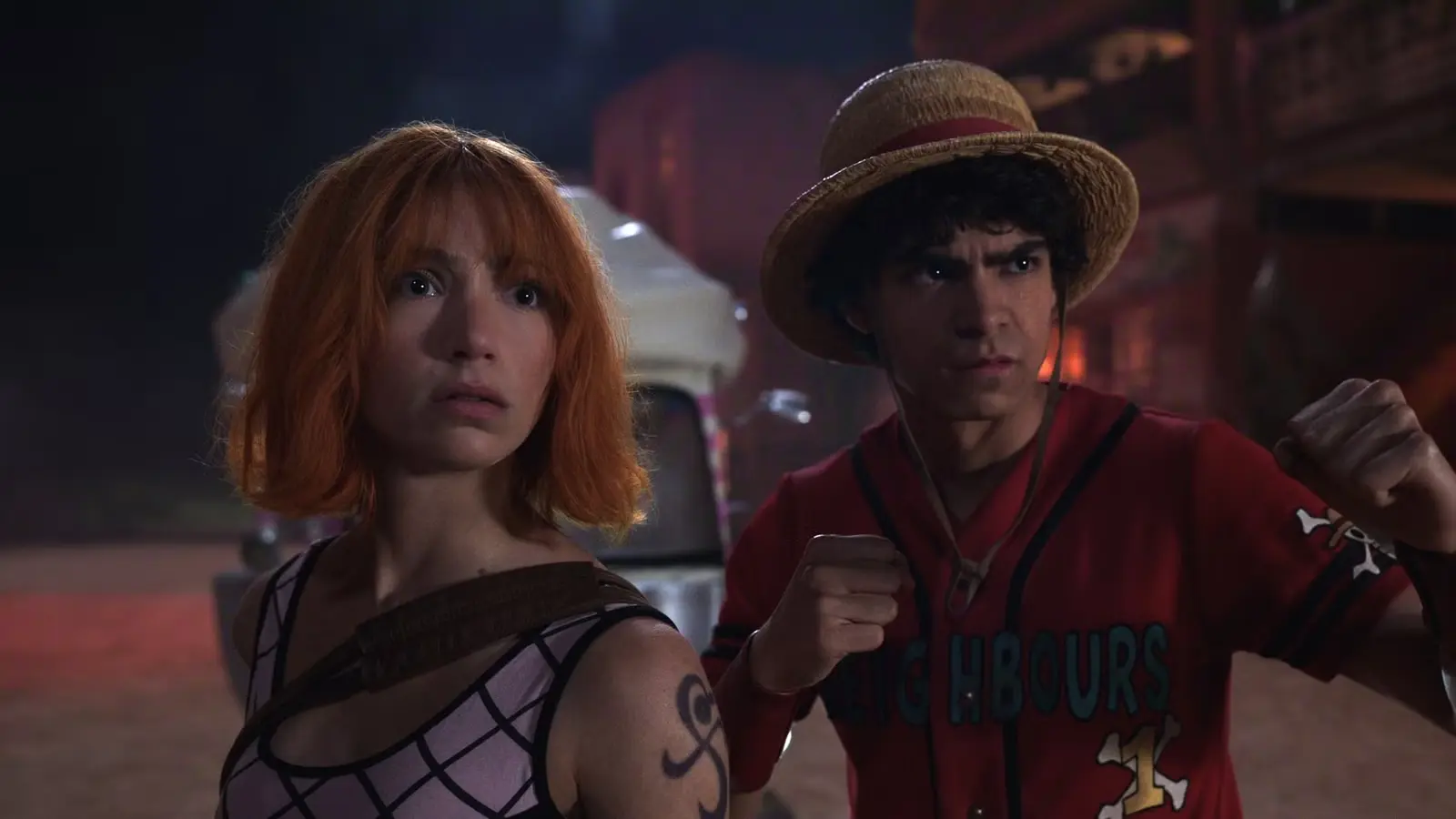 luffy e nami in One Piece