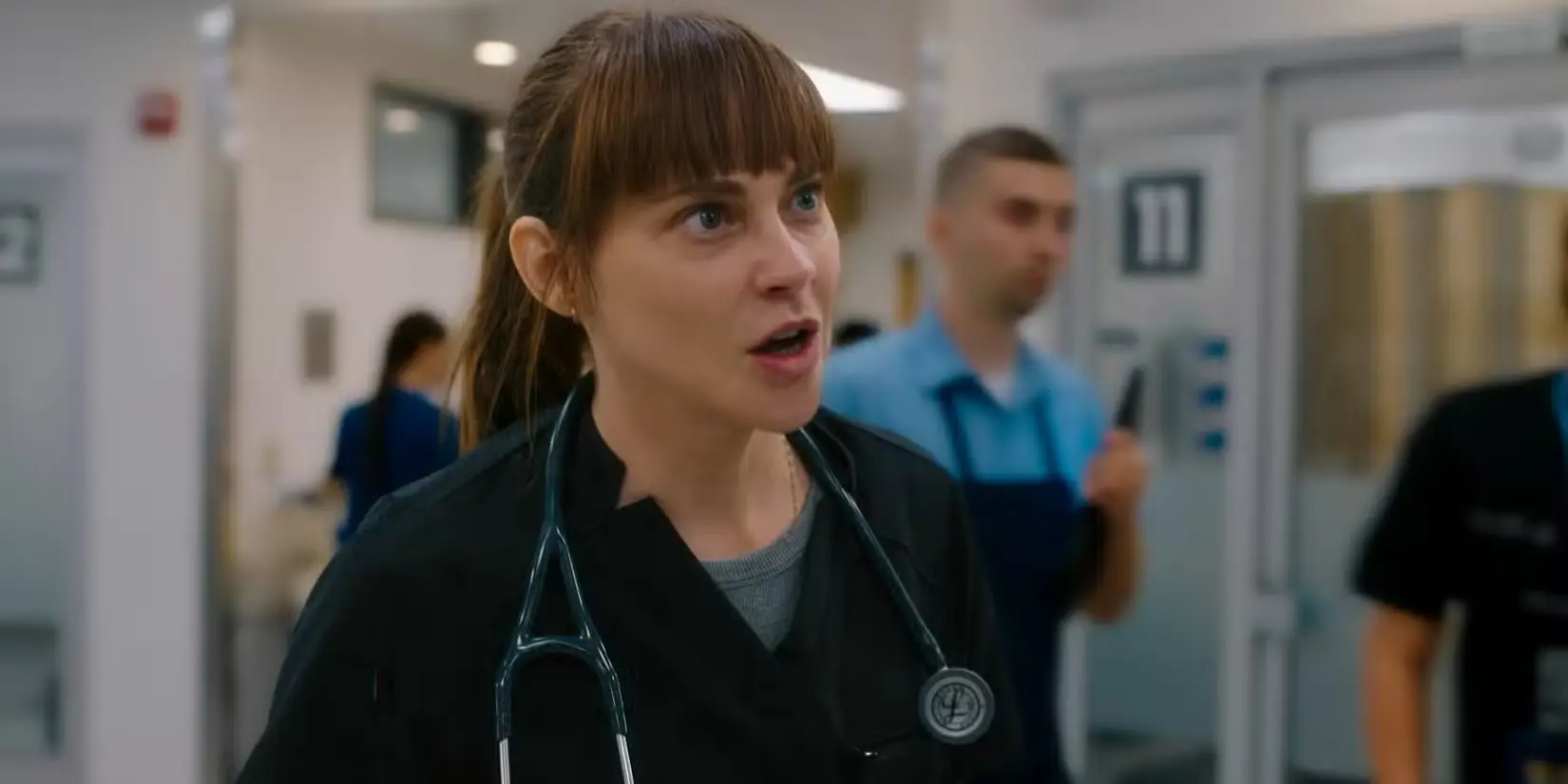 Fiona Dourif as Dr. Cassie McKay in the pitt 2