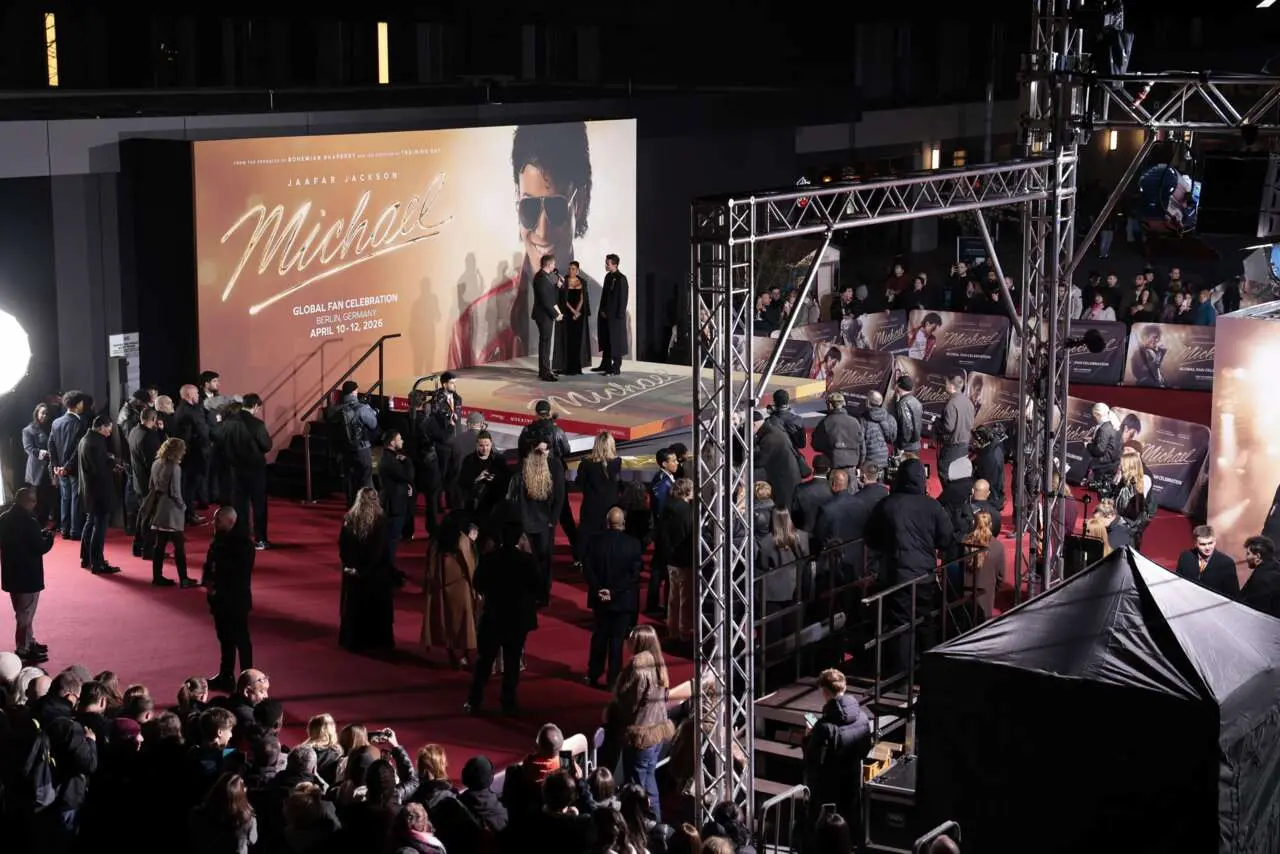 Michael red carpet Berlino
