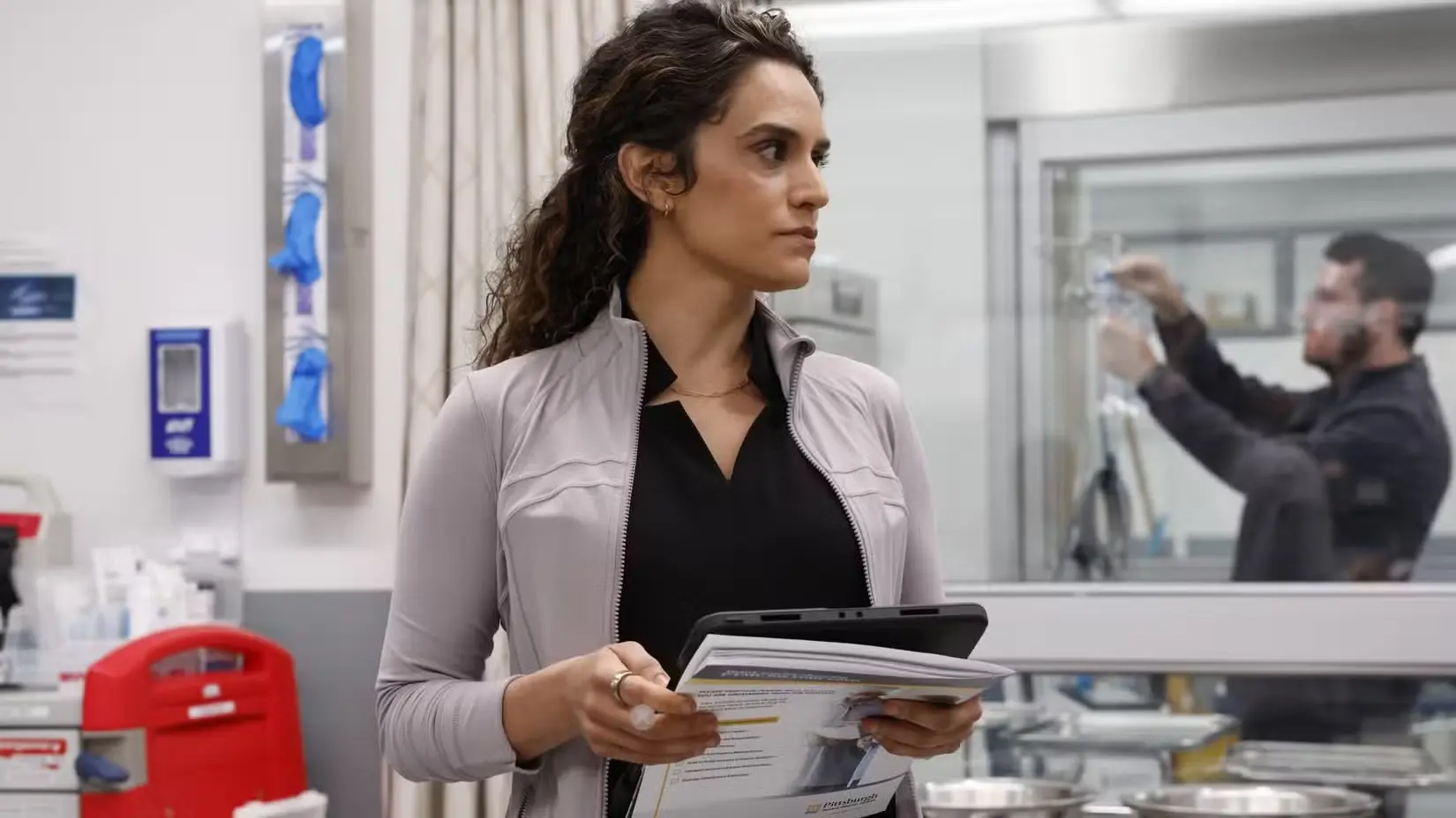Sepideh Moafi as Dr. Bashan Al-Hashimi in The Pitt 2
