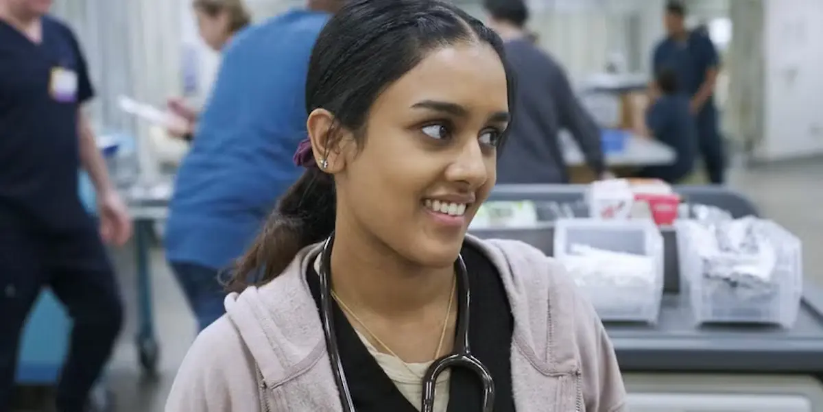 Shabana Azeez as Dr. Victoria Javadi in The Pitt 2