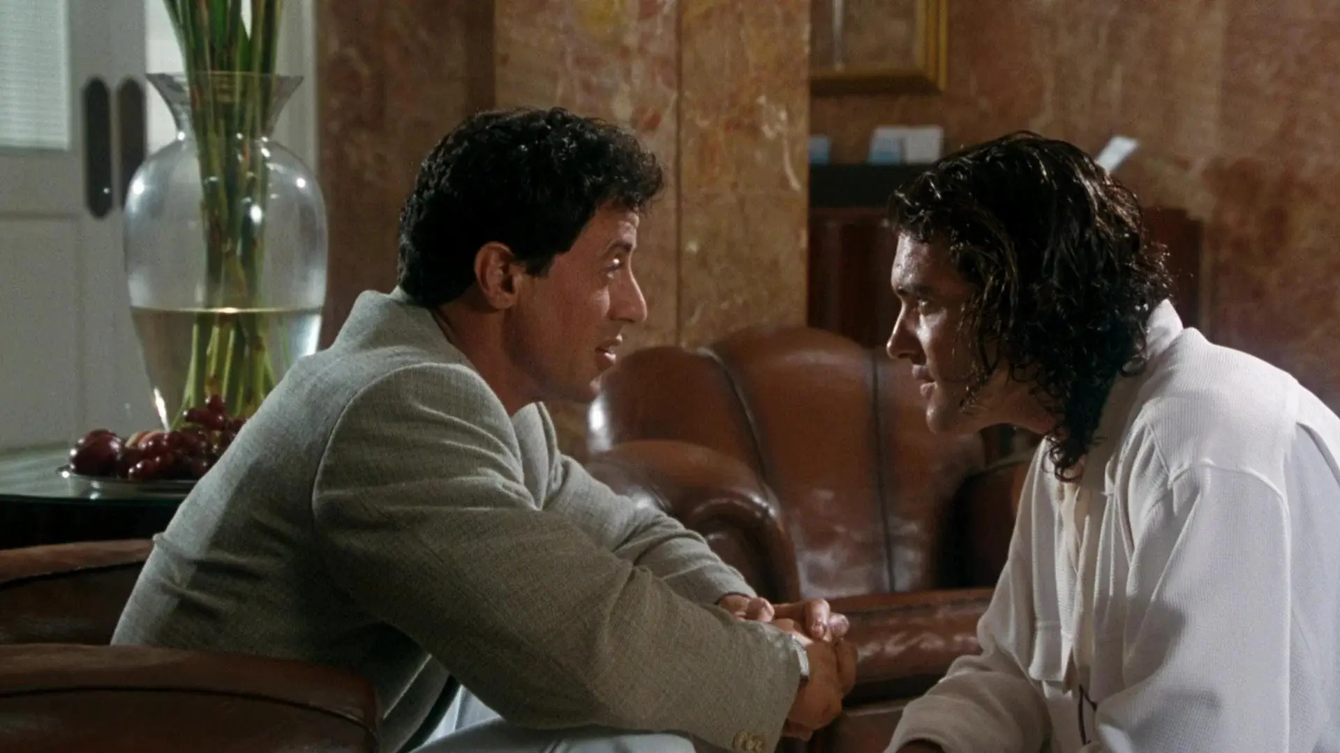 Sylvester Stallone e Antonio Banderas in Assassins