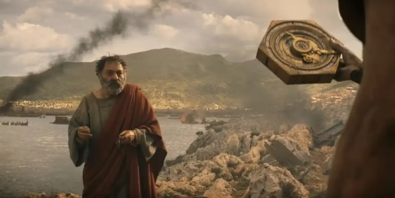 Archimede in Indiana Jones e il Quadrante del Destino