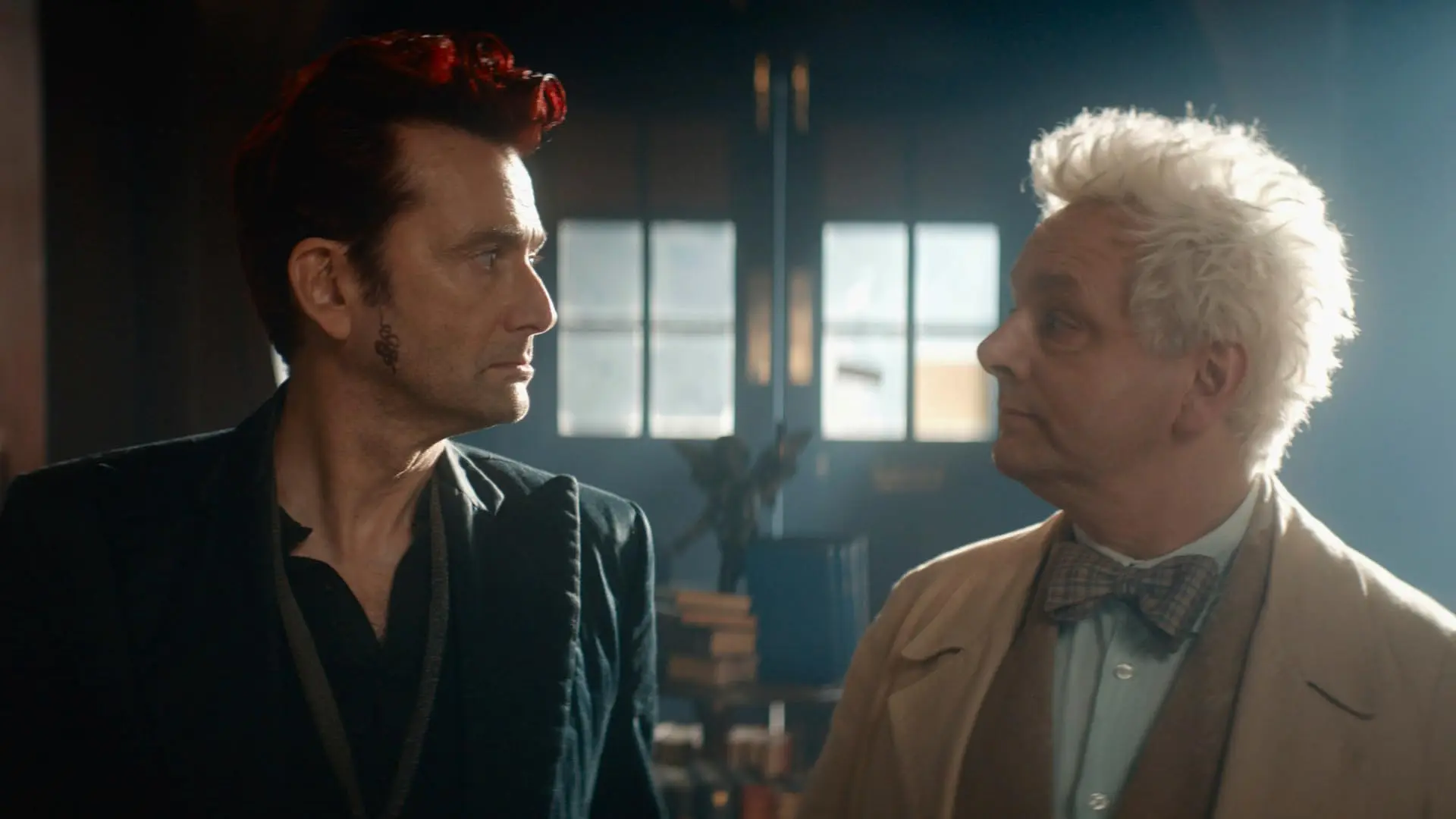 David Tennant e Michael Sheen in Good Omens Stagione 3