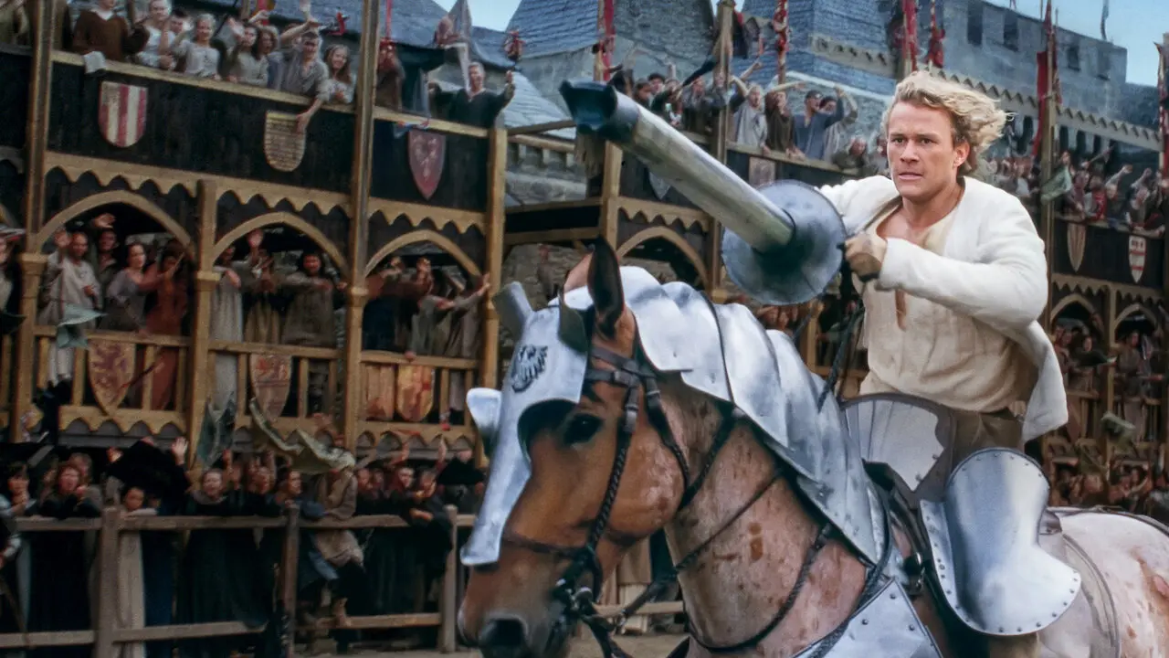 Heath Ledger nel film Il destino di un cavaliere