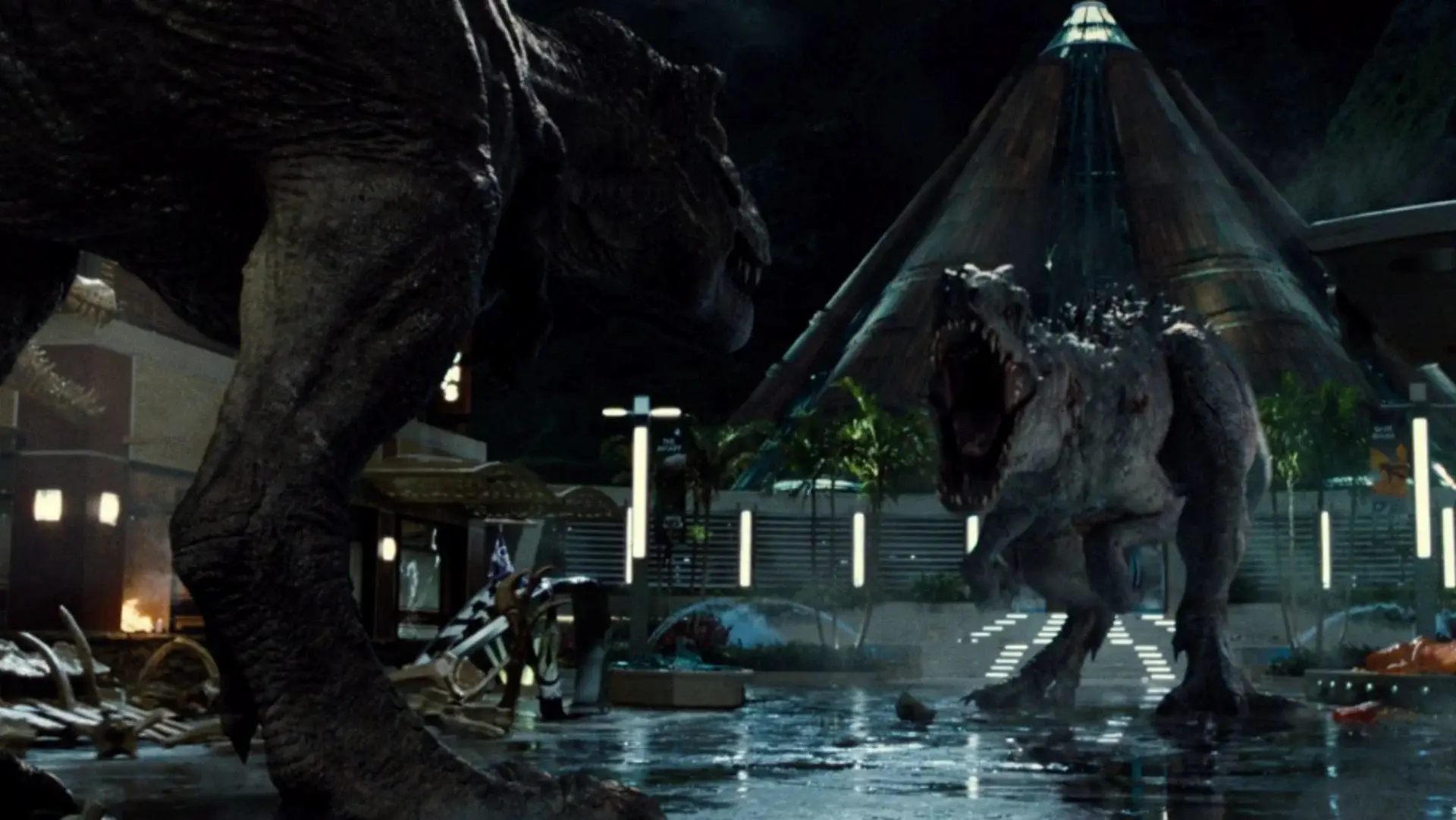 Jurassic World Indominus Rex e T-Rex