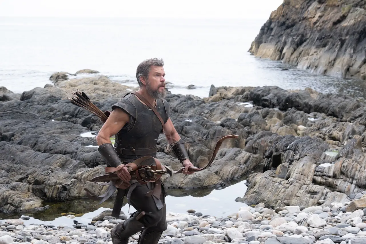 Matt Damon in azione in Odissea (2026)