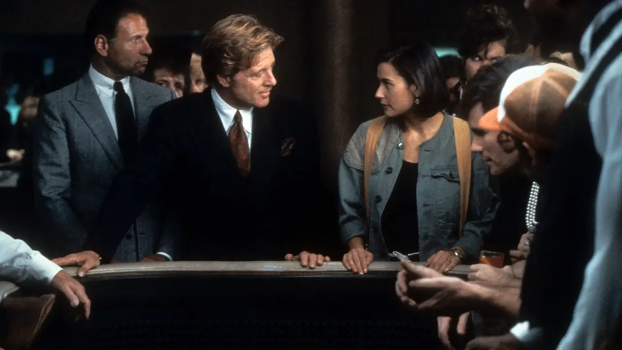 Robert Redford e Demi Moore in Proposta indecente