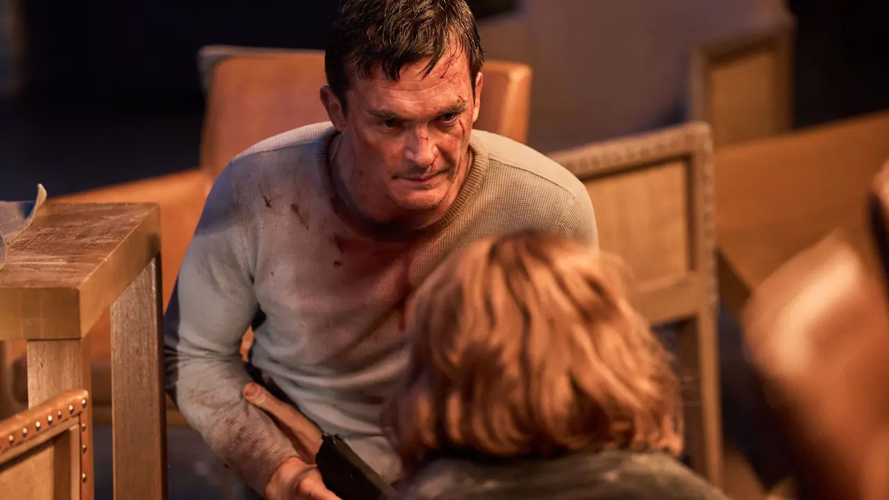 Rupert Friend in Canary Black