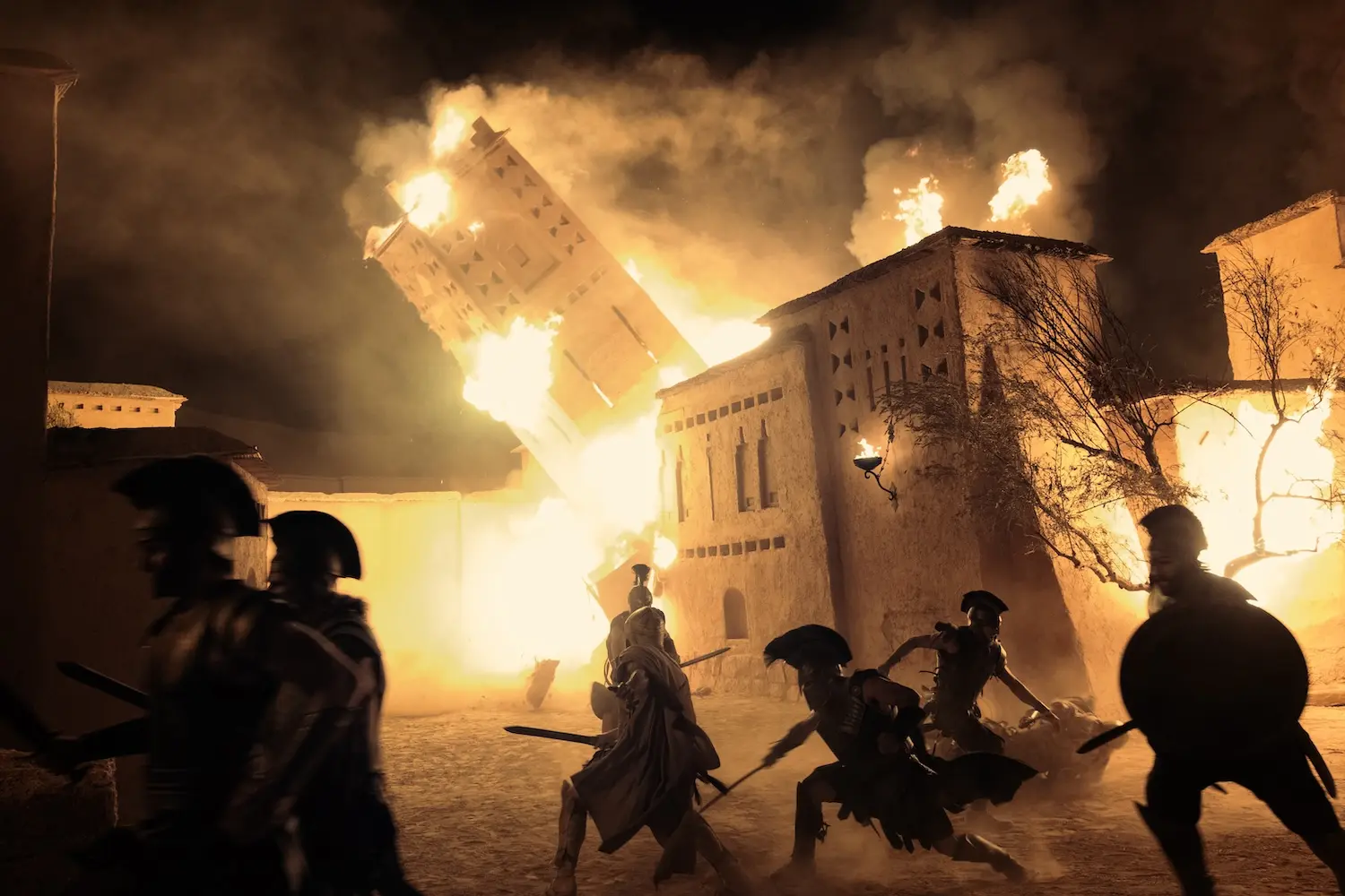 Scene di gueera in Odissea (2026)