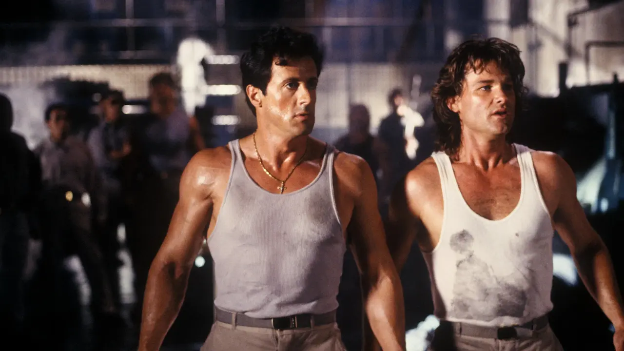 Sylvester Stallone e Kurt Russell nel film Tango & Cash