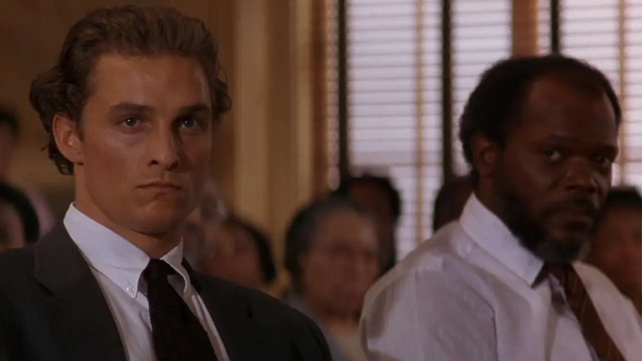 Matthew McConaughey e Samuel L. Jackson in Il momento di uccidere