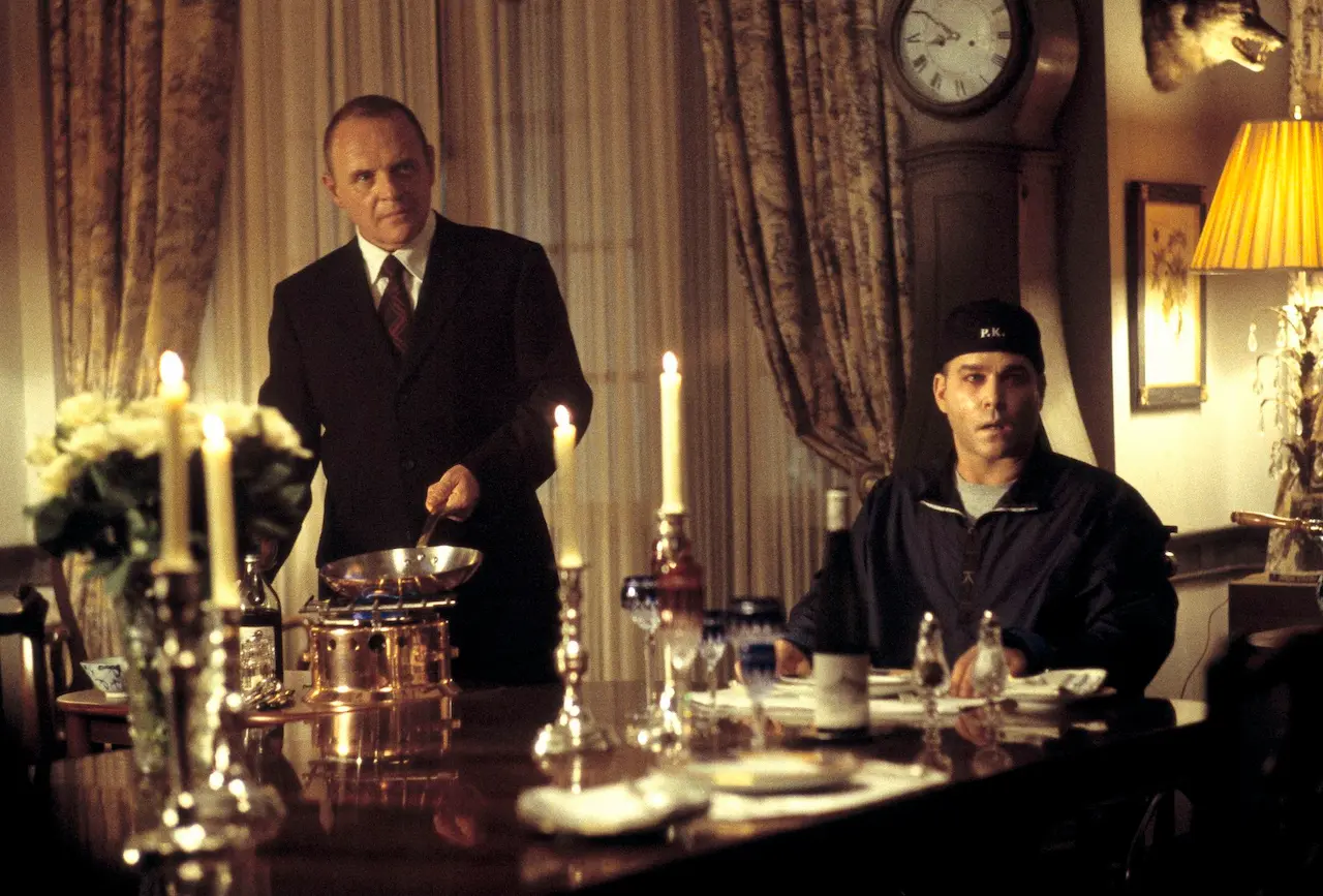 Anthony Hopkins e Ray Liotta in Hannibal