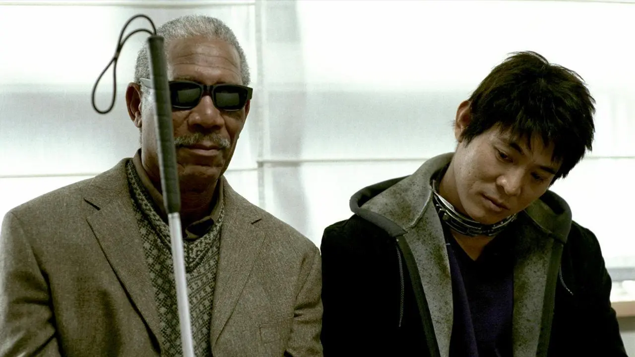 Morgan Freeman e Jet Li in Danny the Dog