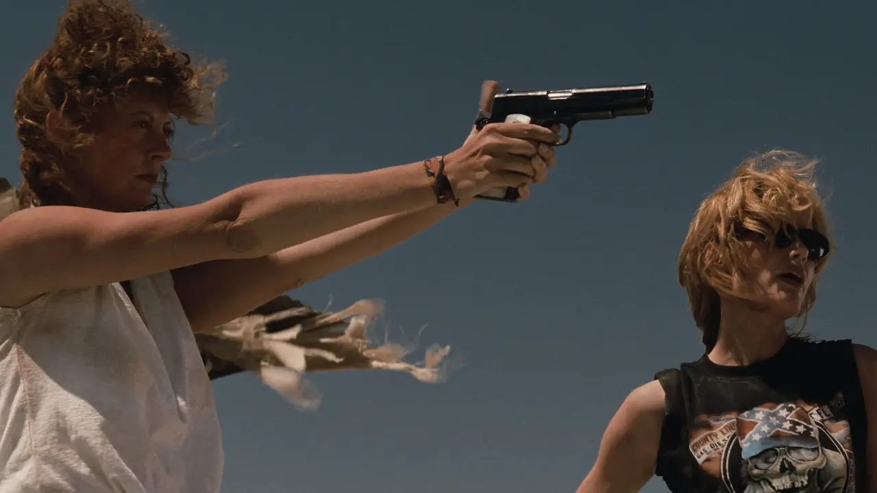 Susan Sarandon e Geena Davis in Thelma & Louise