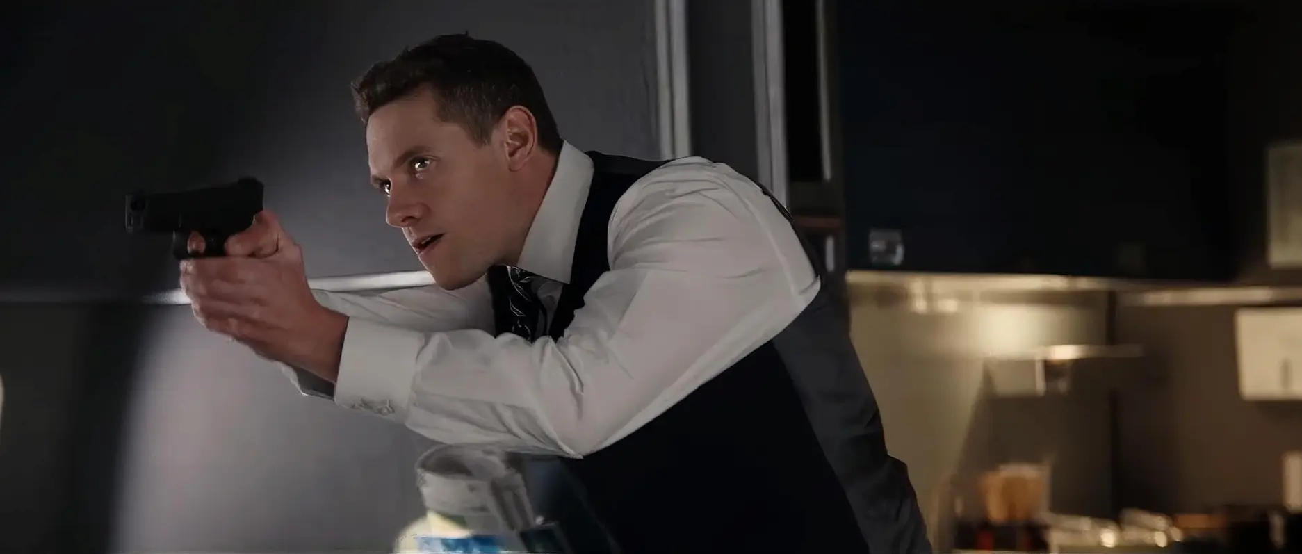 Tom Brittney in back in action netflix