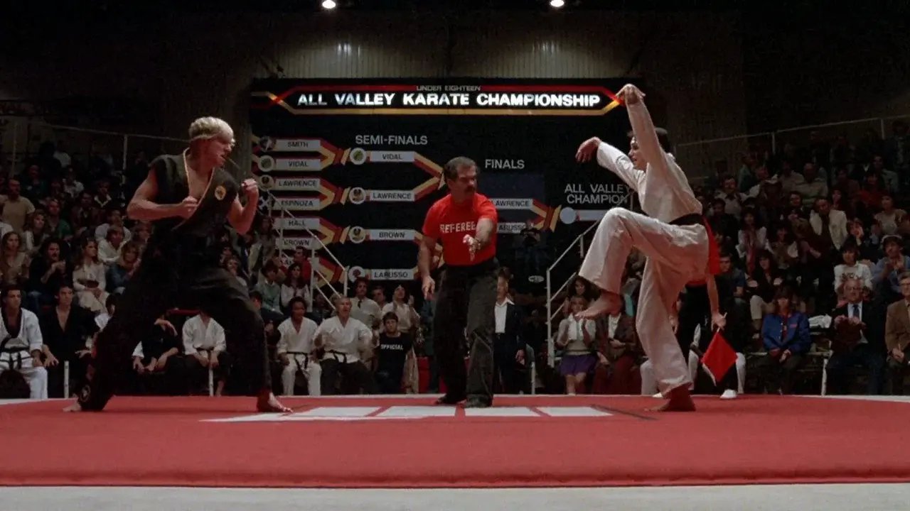 William Zabka e Ralph Macchio in Karate Kid