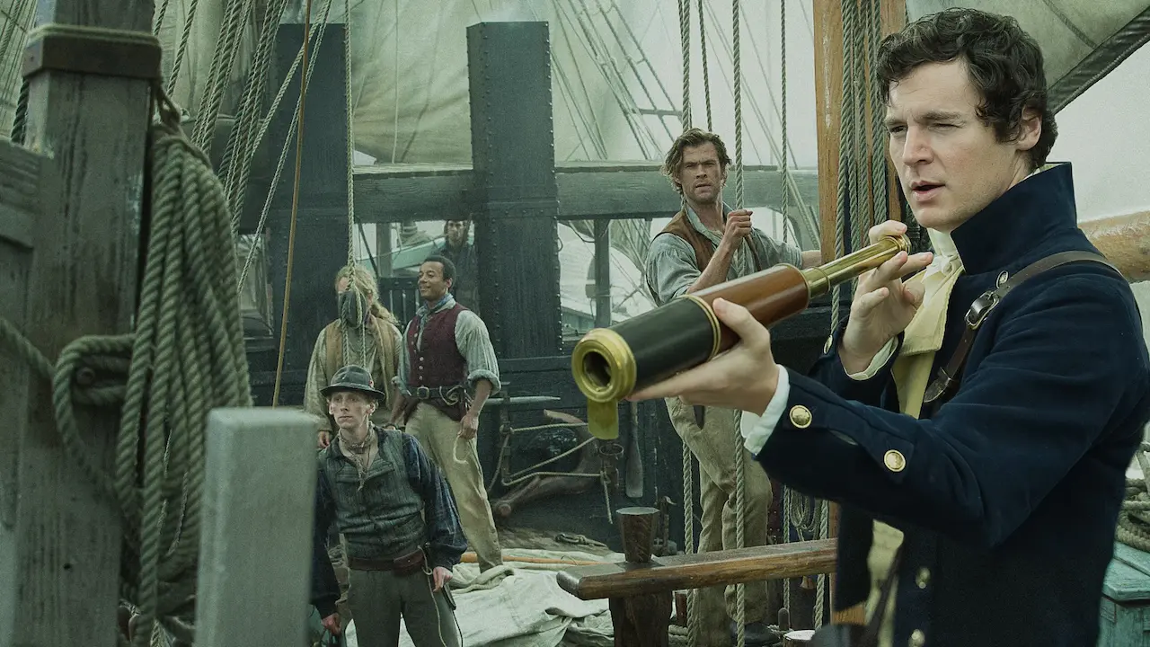 Chris Hemsworth e Benjamin Walker in Heart of the Sea