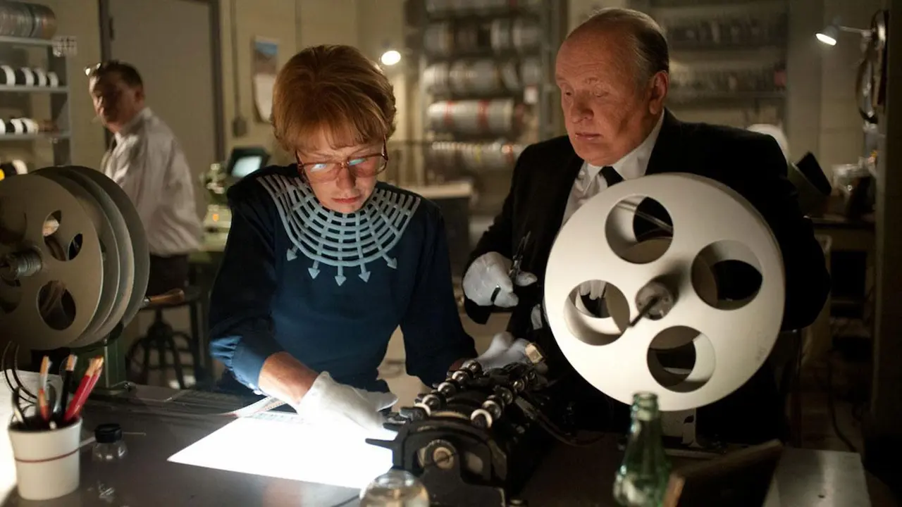 Helen Mirren e Anthony Hopkins in Hitchcock